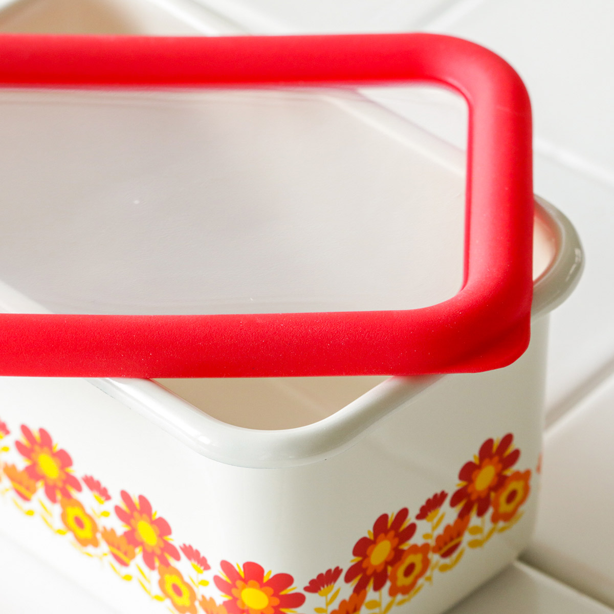 Honey Ware 保存容器 450ml メモリーズ 浅型角容器 S HoneyWere