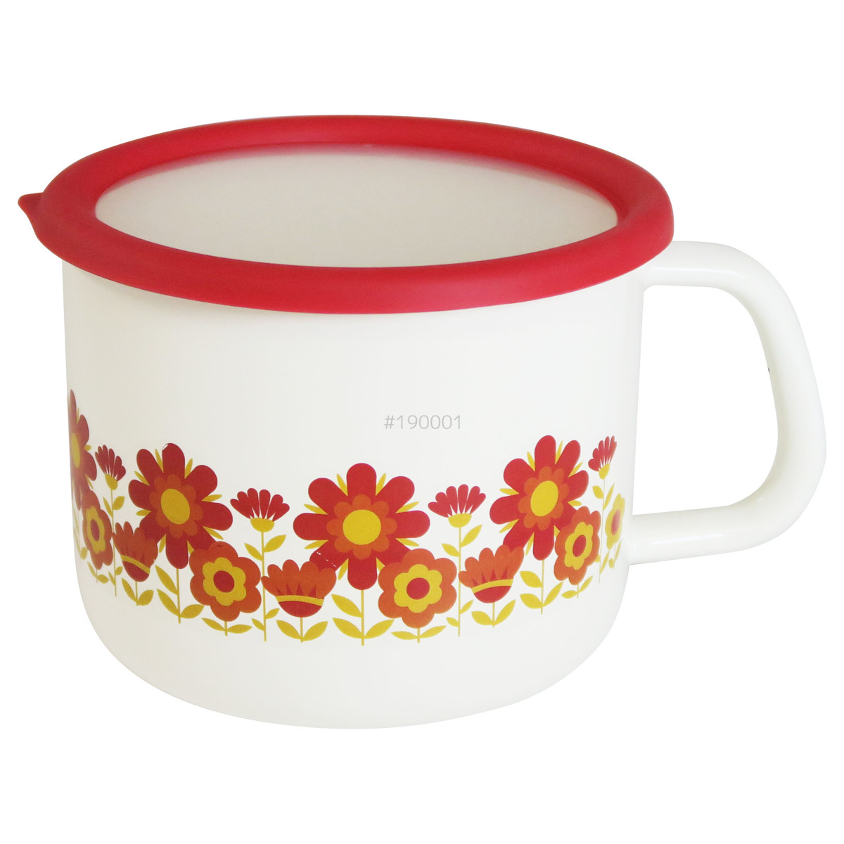 Honey Ware 保存容器 1.6L メモリーズ 14cmストックポット （ ホーロー