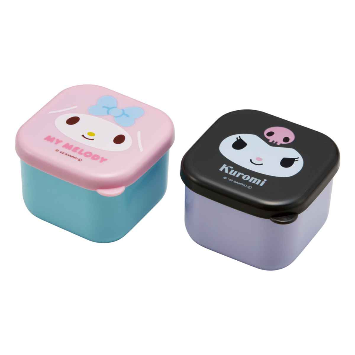 まーみんマイメロディ 小物入れ 2個 ＆ モンチッチ シール セット スケーター 保存容器 抗菌ミニシールボックス 2個組 キャラクター