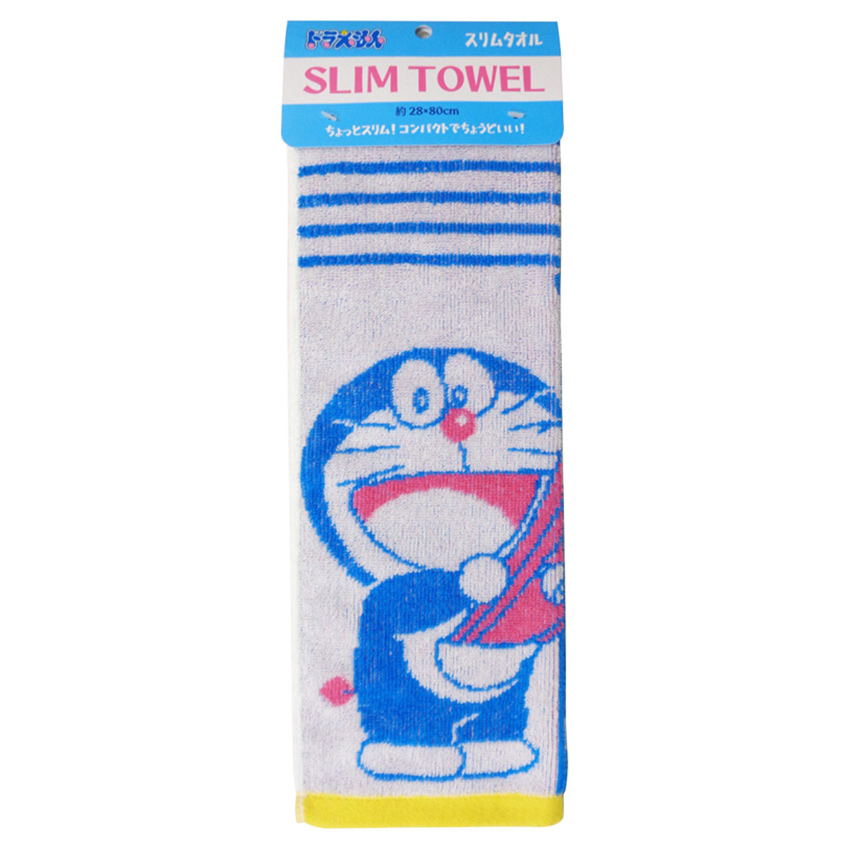 スポーツタオル スリムタオル ドラえもん どこでもドア 28×80cm