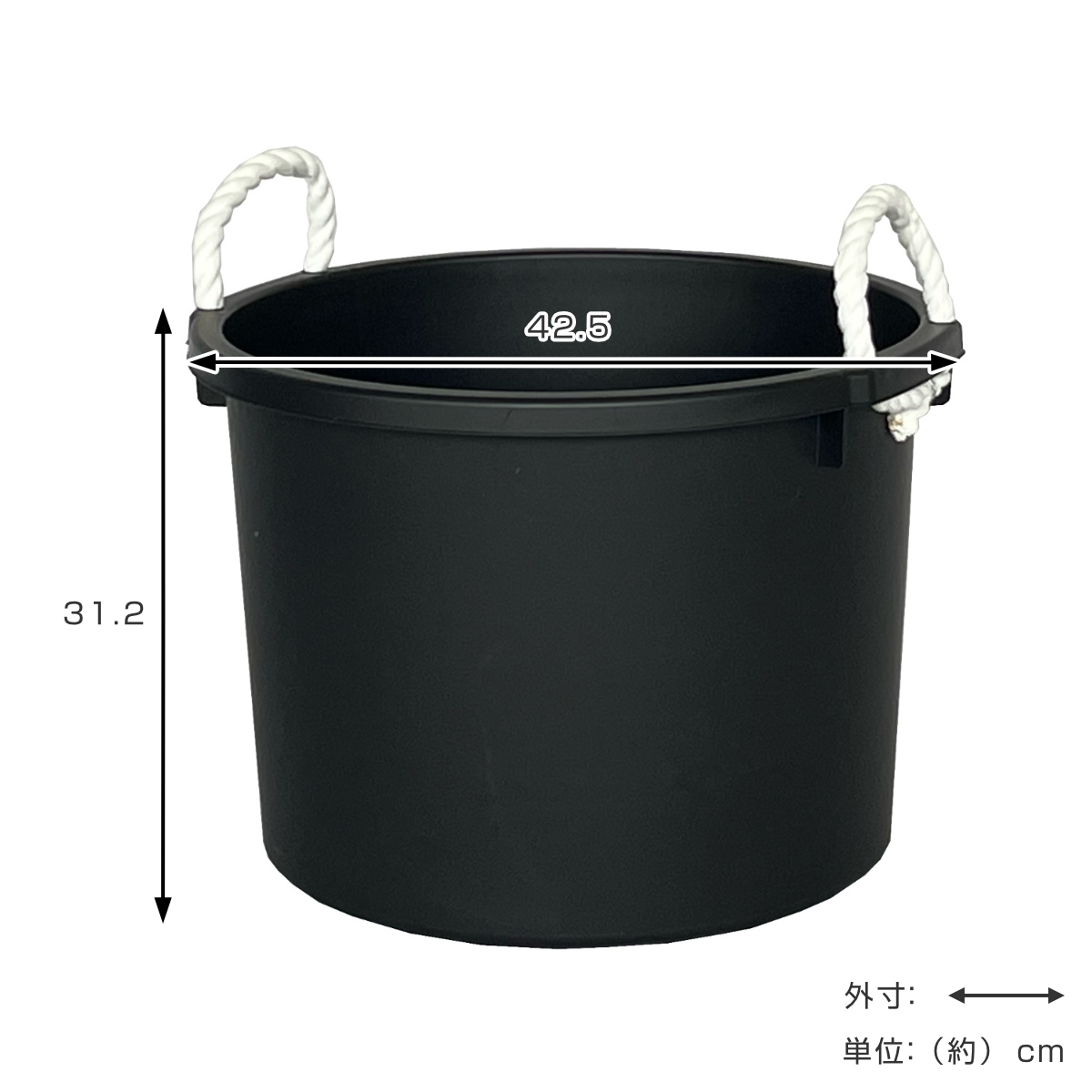 平和工業 タライ 30L 万能容器 （ たらい 30リットル タブ ばけつ 大型