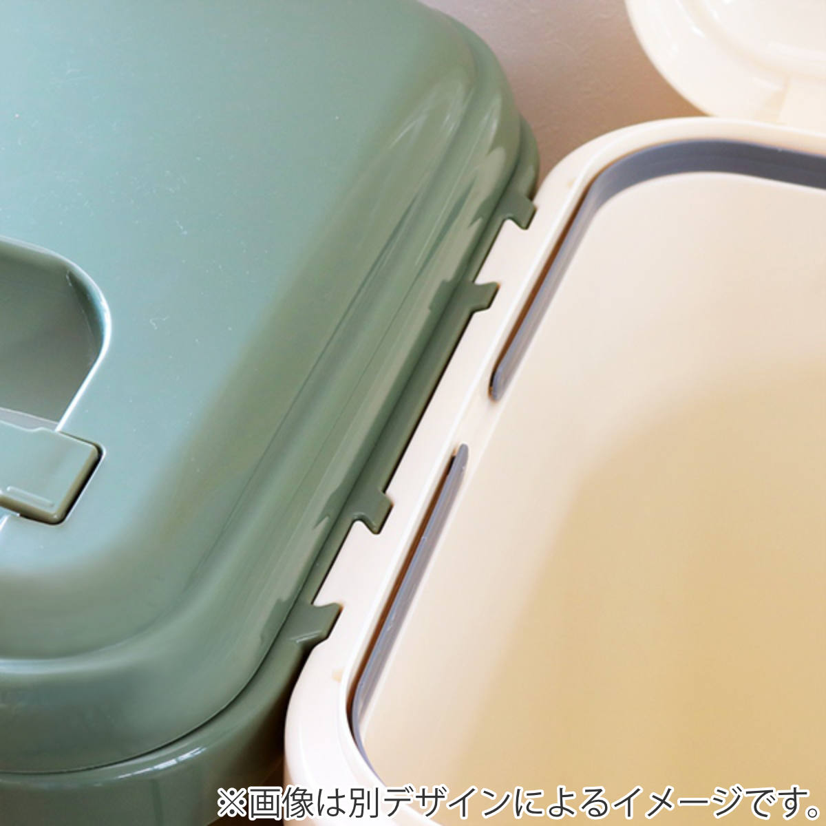 ゴミ箱 45L 同色2個セット ハンドル付き ...の詳細画像4