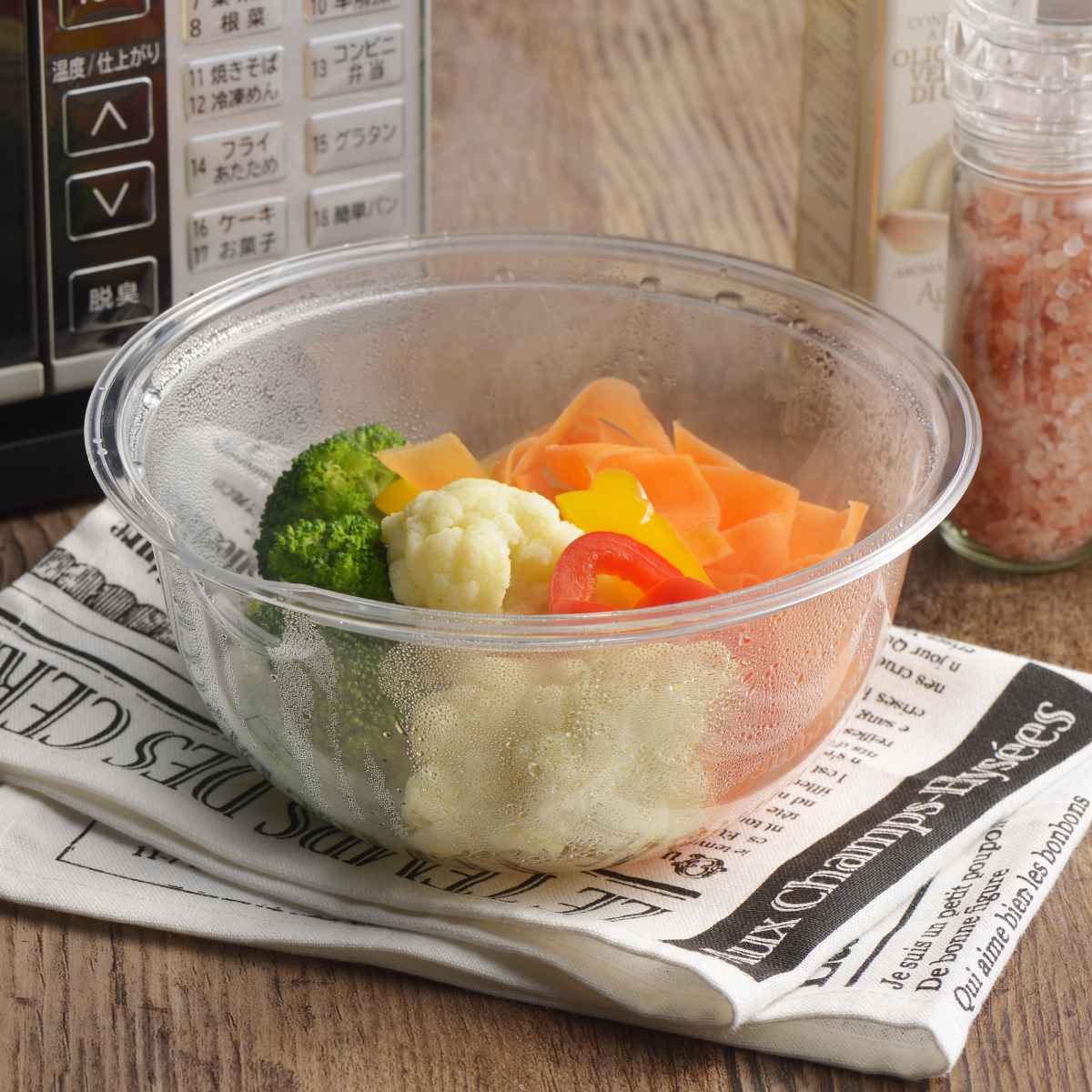 ヨシカワ ボウル 19cm ネオクリア 食洗機対応 日本製 （ ボール 耐熱