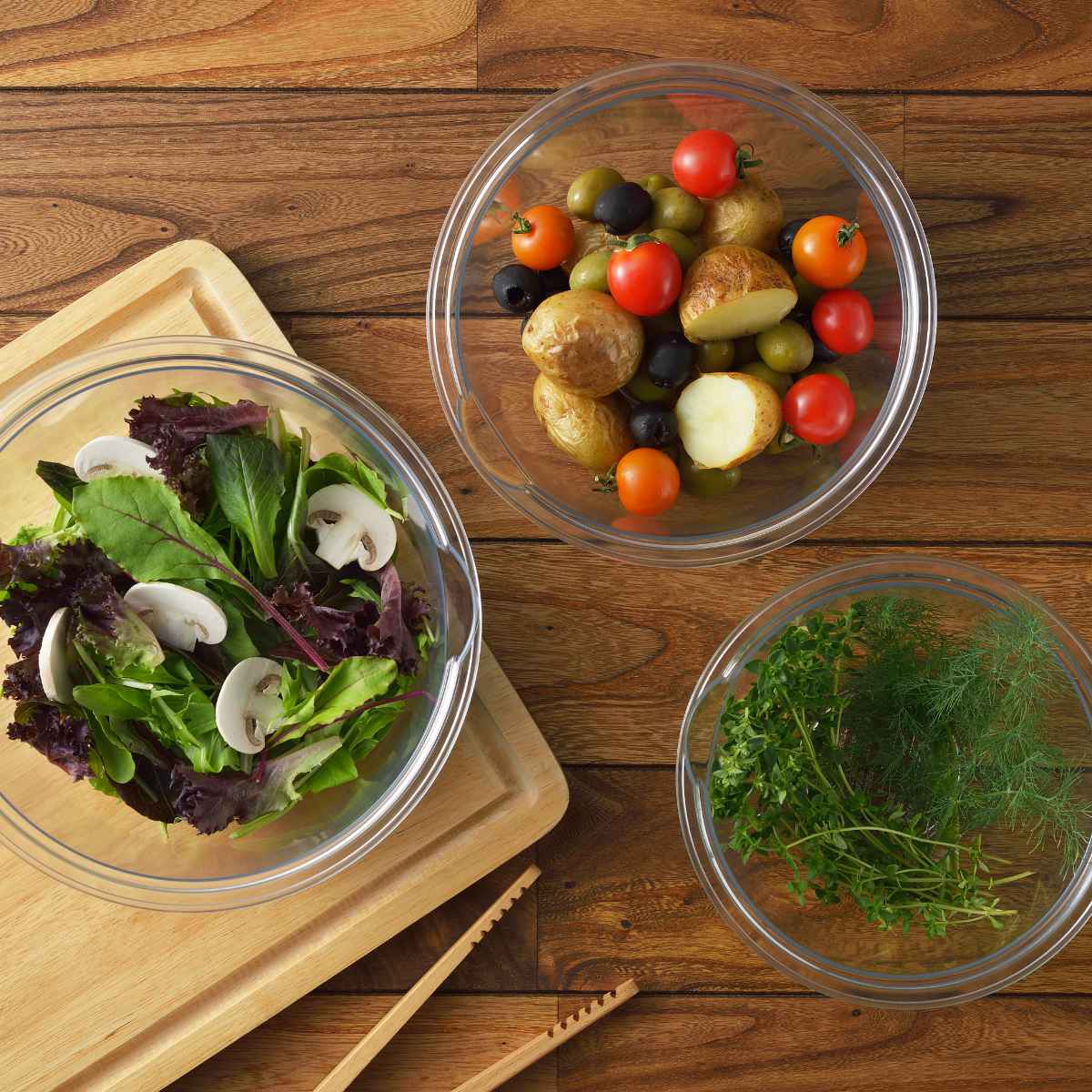 ヨシカワ ボウル 19cm ネオクリア 食洗機対応 日本製 （ ボール 耐熱