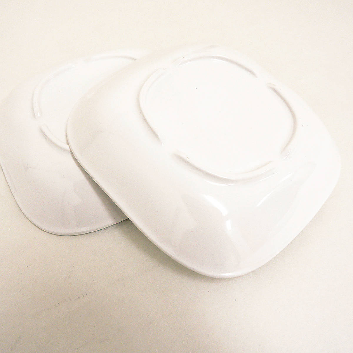 HAKOYA プレート S 13cm モダンスクエア プラスチック 3枚セット （ 食