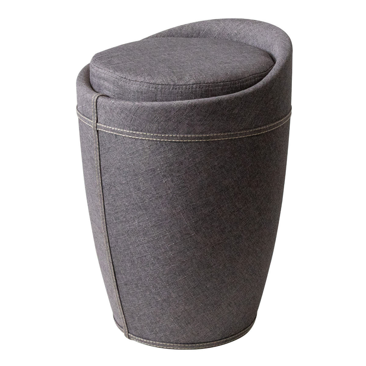 収納スツール 座面高46.5cm ファブリック （ スツール 収納 A4サイズ