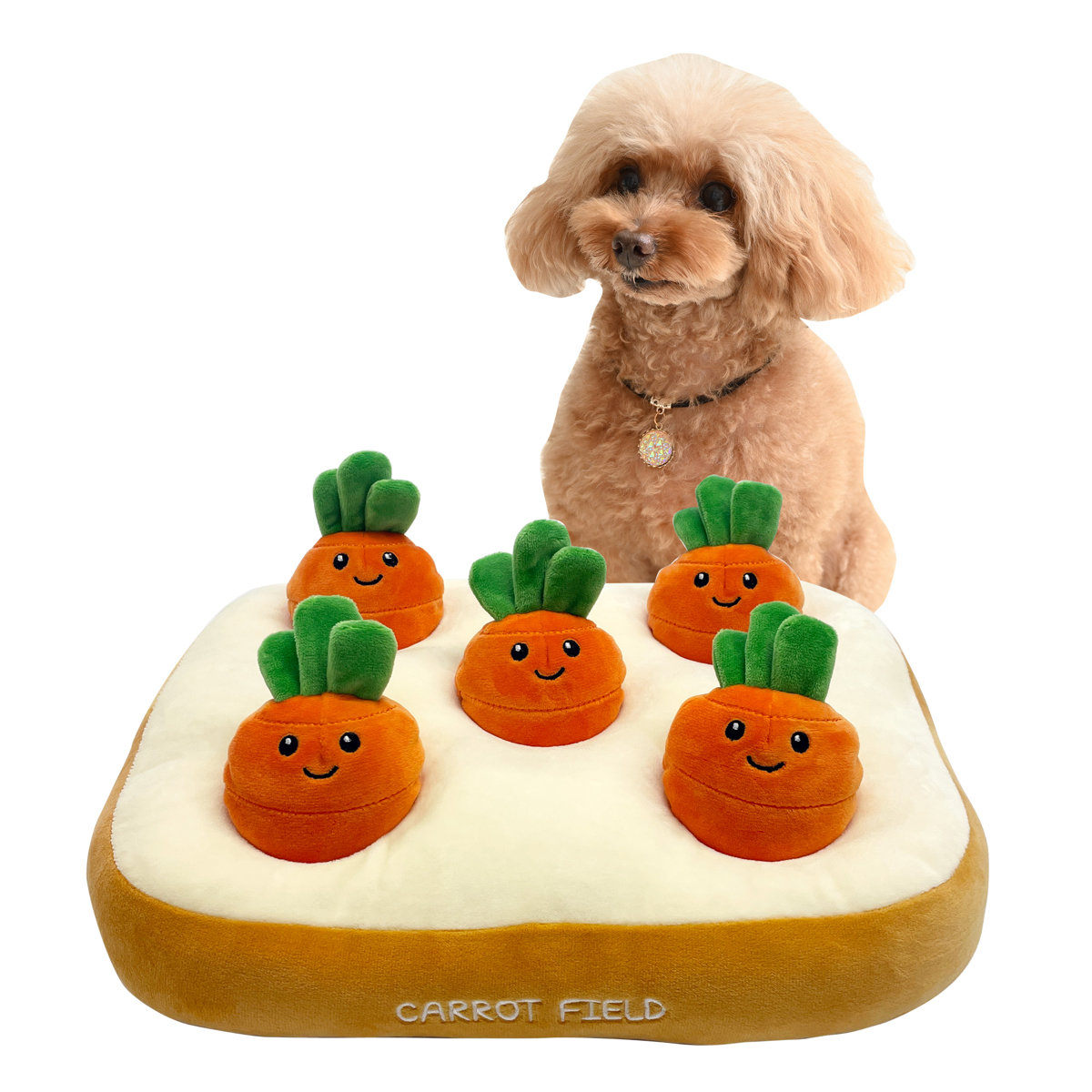 ノーズワーク にんじん 肉 犬 おもちゃ マット （ ペット にんじん畑