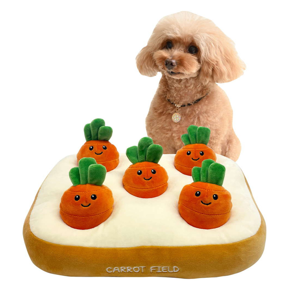 ノーズワーク にんじん 肉 犬 おもちゃ マット （ ペット にんじん畑