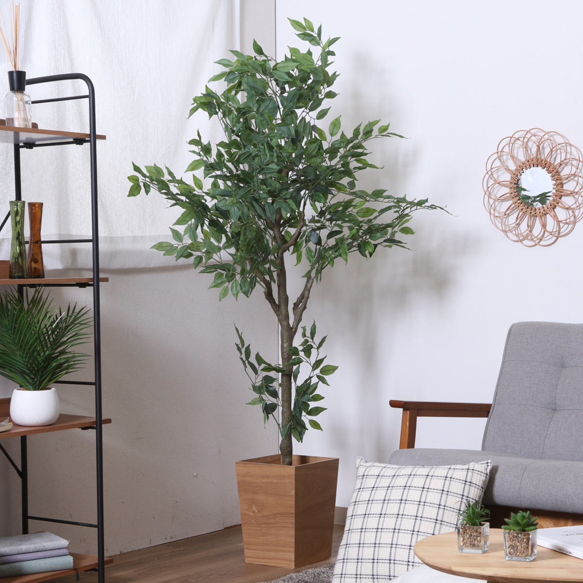 不二貿易（Fuji Boeki） フェイクグリーン フィカス 高さ160cm