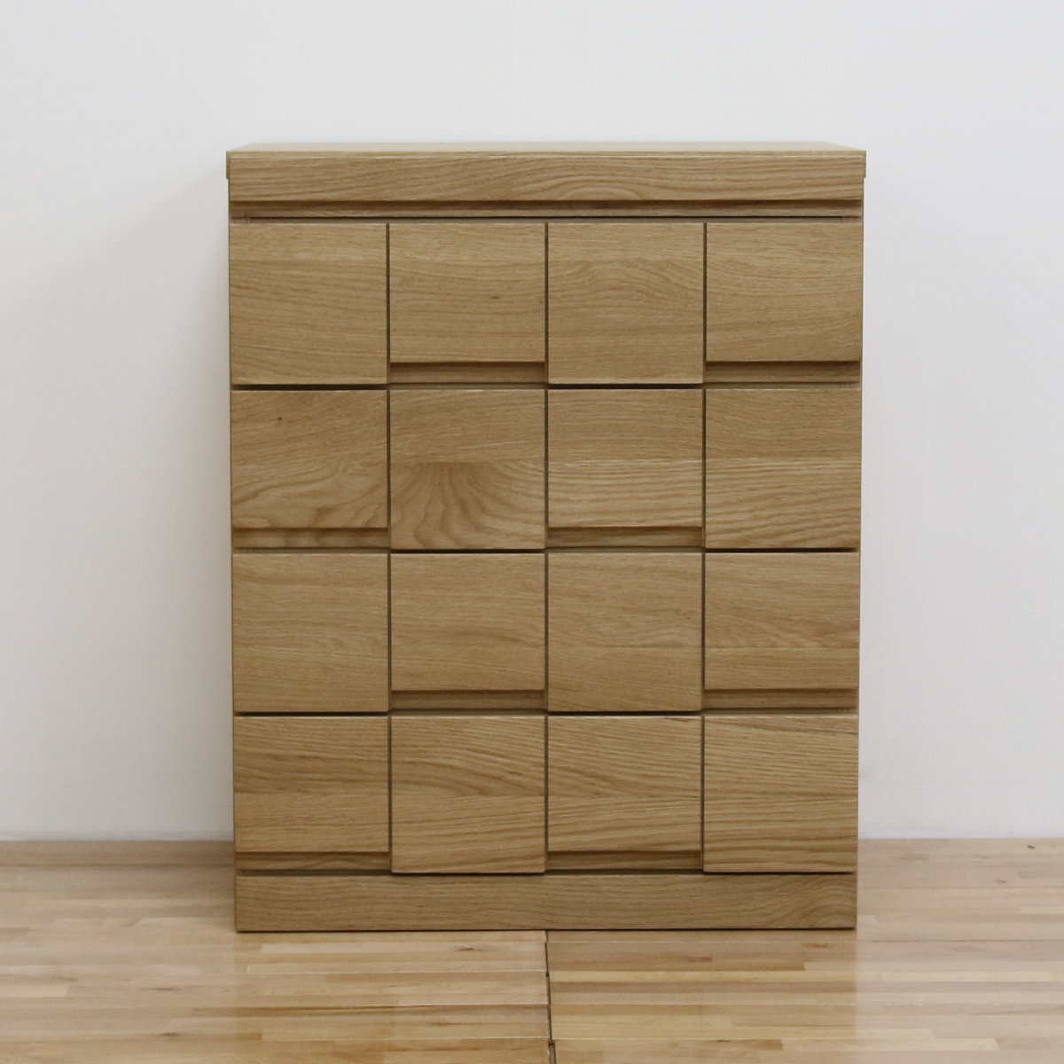 丸田木工 仏壇キャビネット 開き戸 ホワイトオーク 日本製 ARK 約幅