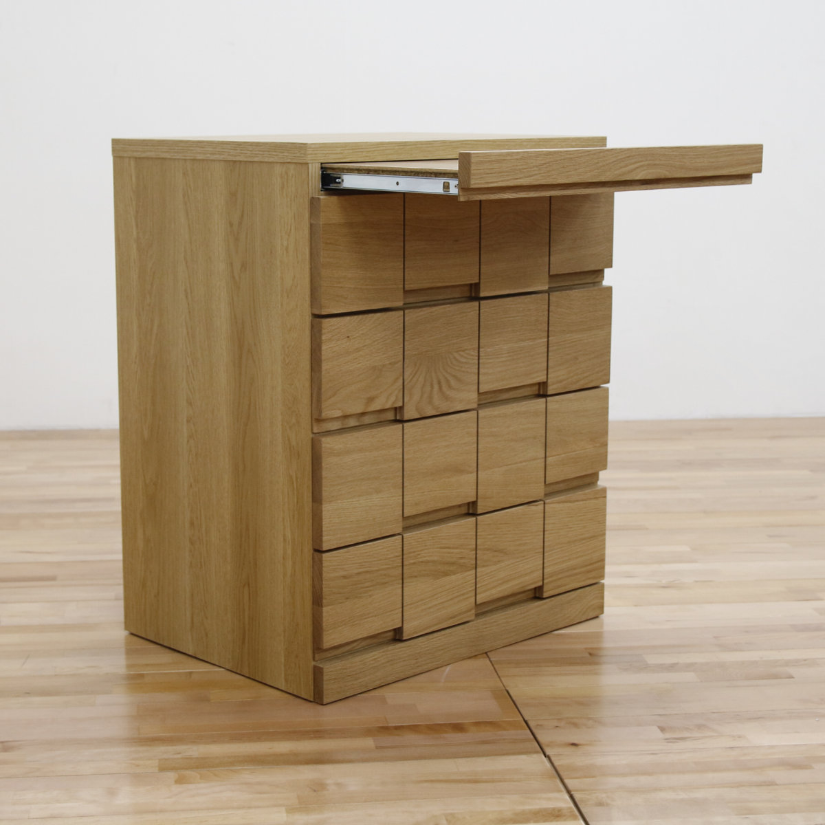 丸田木工 仏壇キャビネット 開き戸 ホワイトオーク 日本製 ARK 約幅