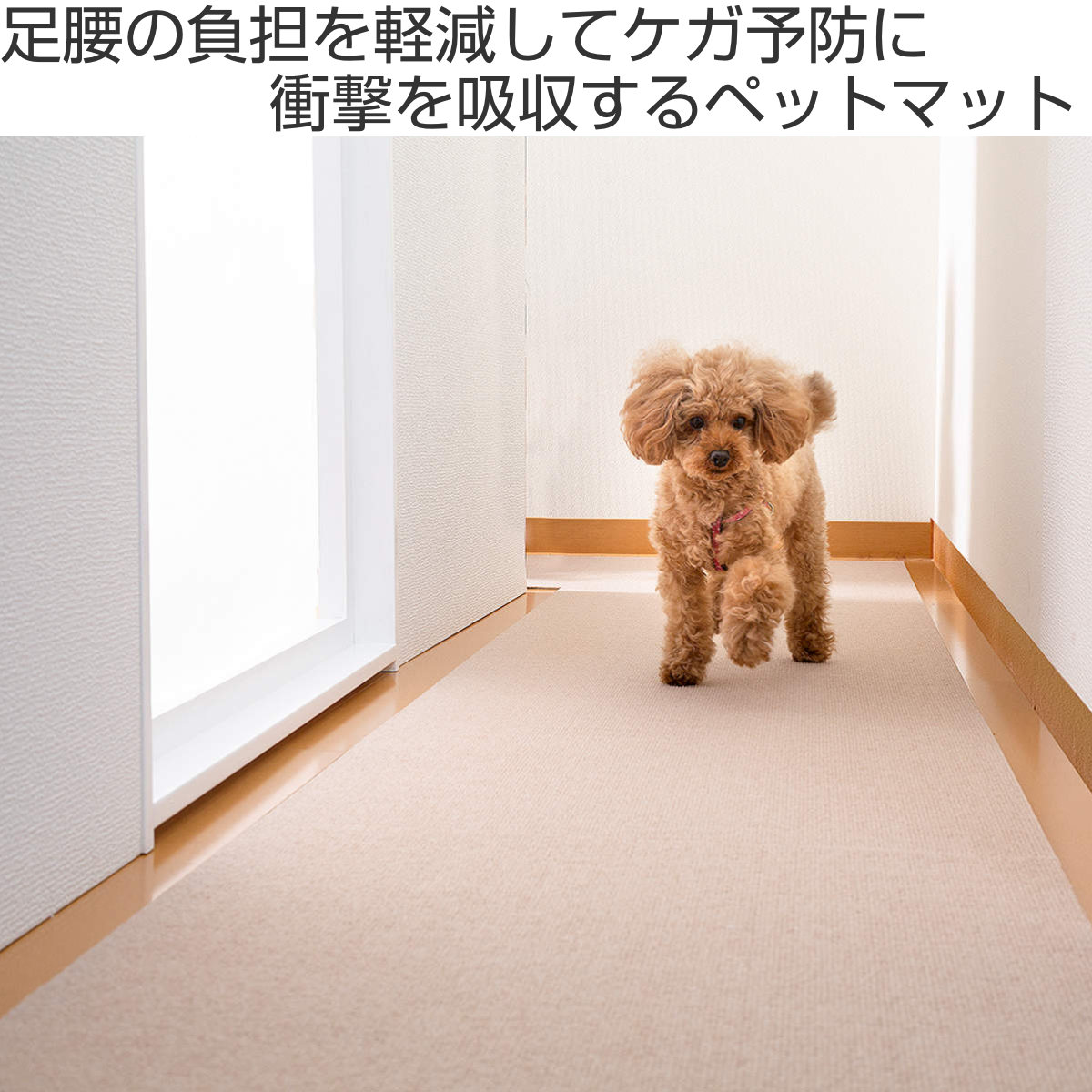 サンコー ペットマット ペット用 床保護マット 60×180cm 滑り止め 犬