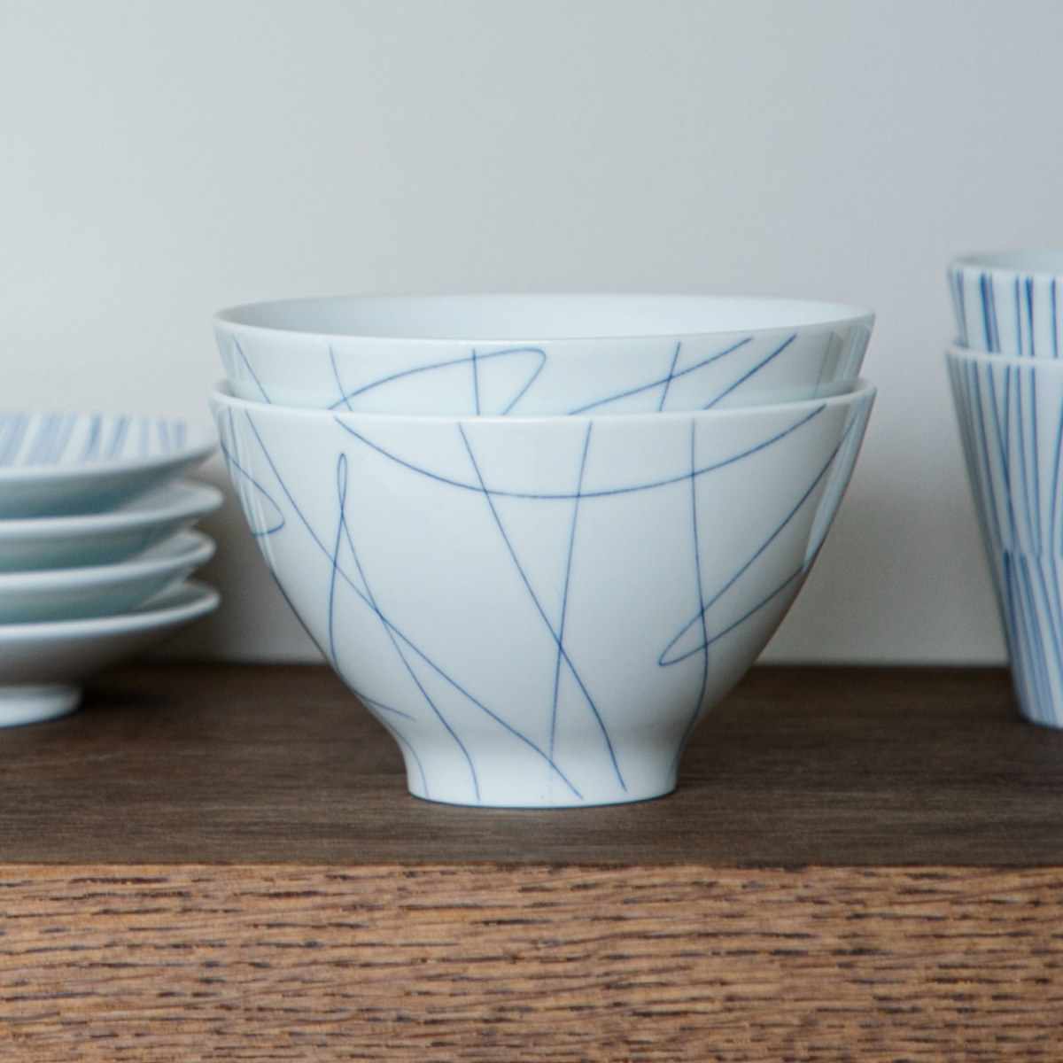 KINTO（キントー） HIBI 茶碗 115mm （ 11.5cm ヒビ 磁器 波佐見焼 お