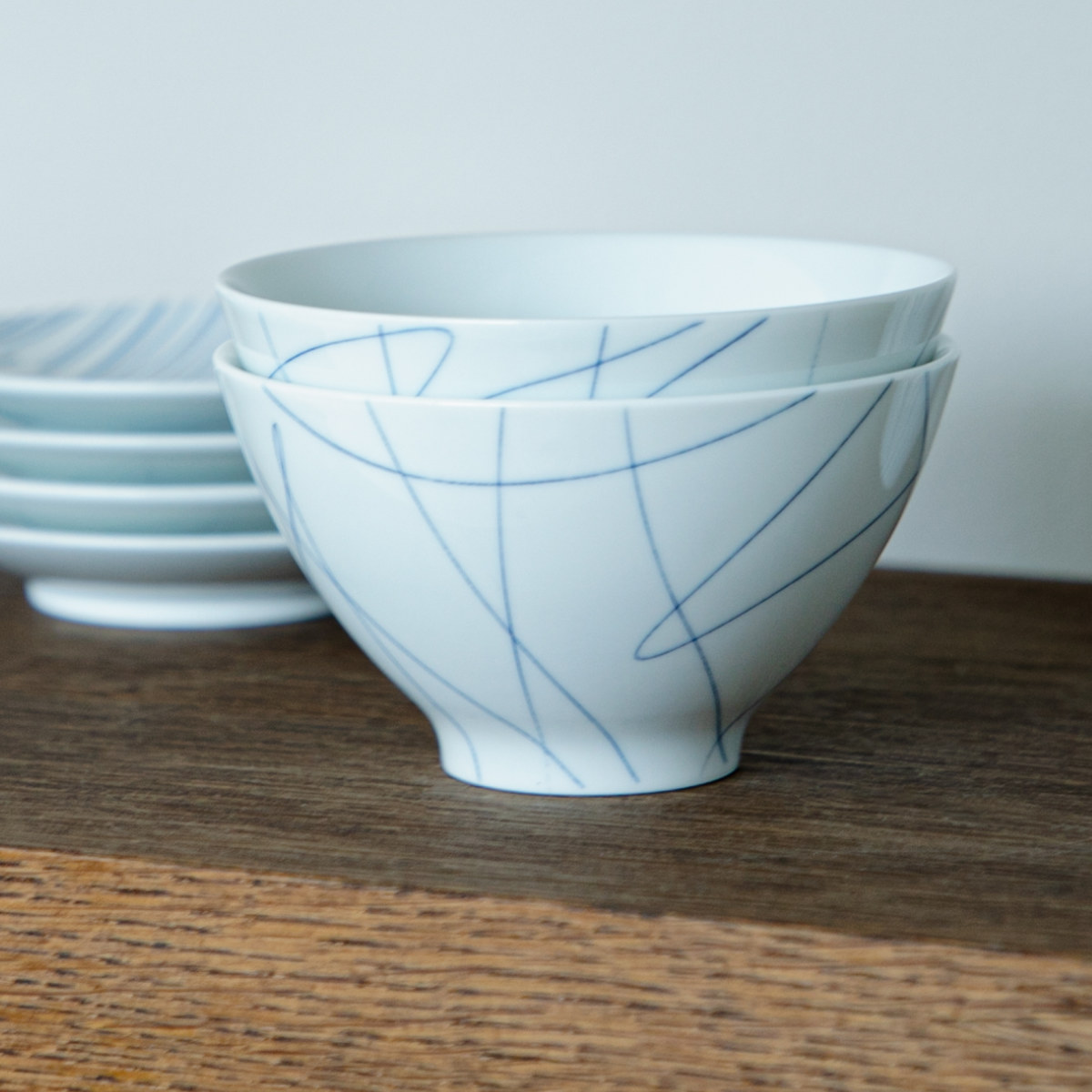 KINTO（キントー） HIBI 茶碗 115mm （ 11.5cm ヒビ 磁器 波佐見焼 お