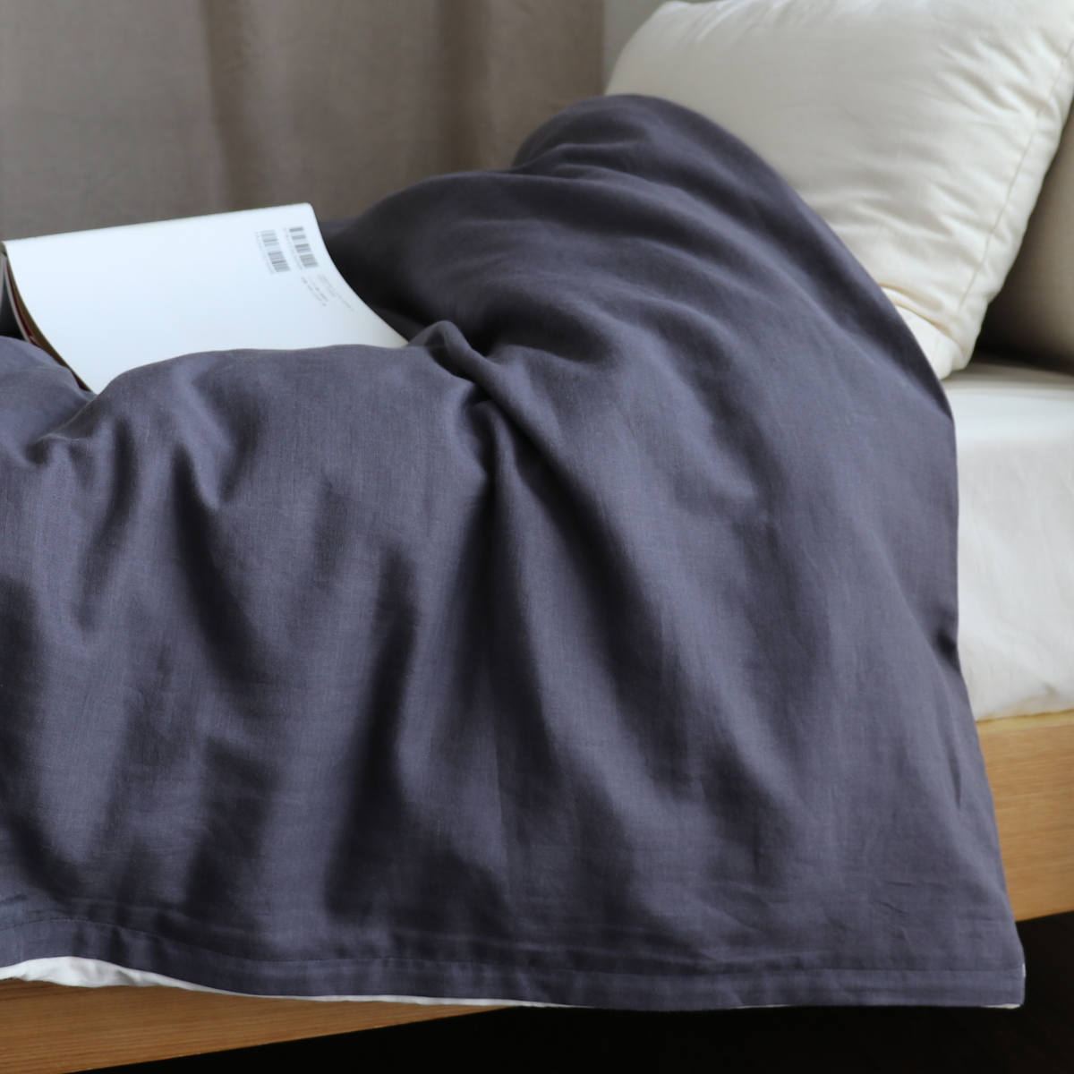 掛け布団カバー シングル オーガニックコットン 綿100％ 日本製