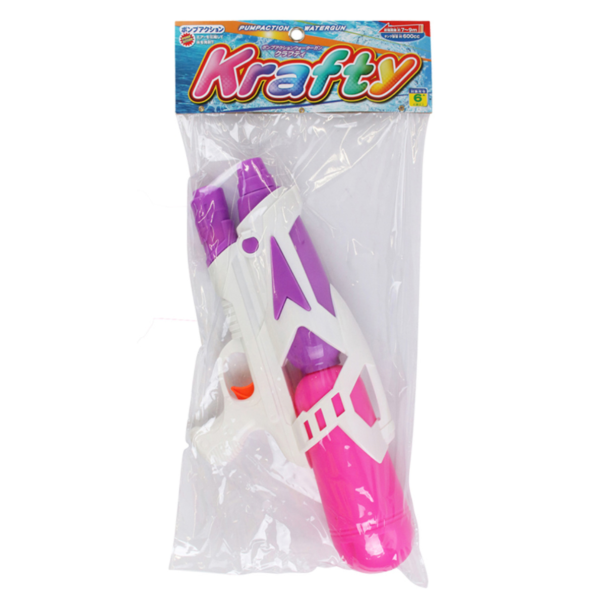 水鉄砲 ポンプアクションウォーターガンクラフティ 600cc （ 水