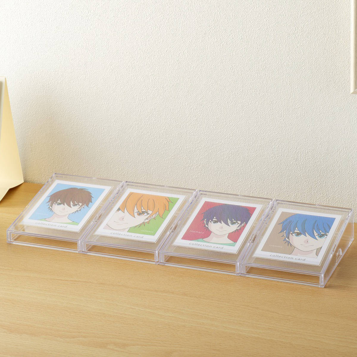 イノマタ化学 カードディスプレイケース 10個セット 幅8.1×奥行3.2×高