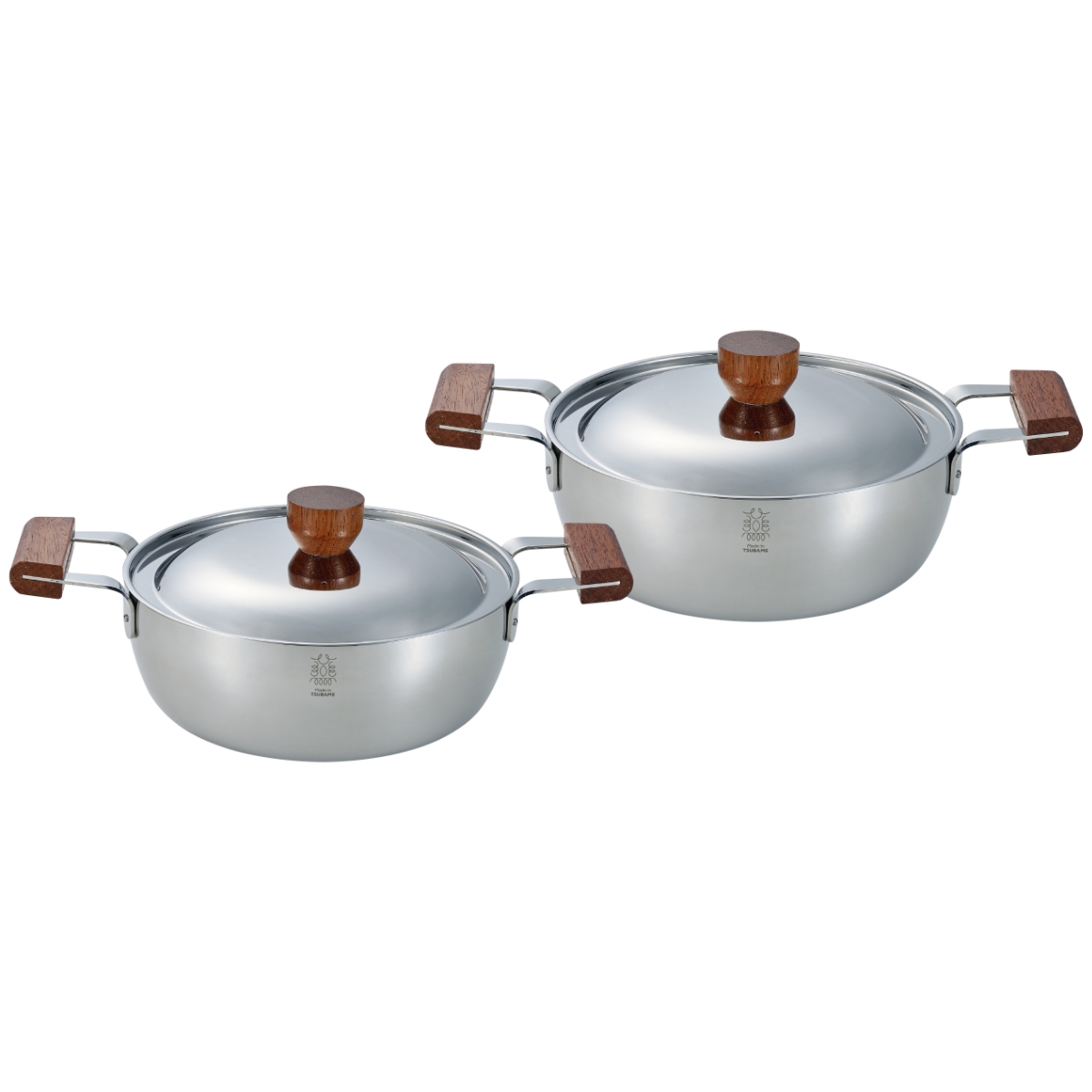 玉虎堂製作所 両手鍋 16cm マット仕様 BENRI鍋 ステンレス製 日本製