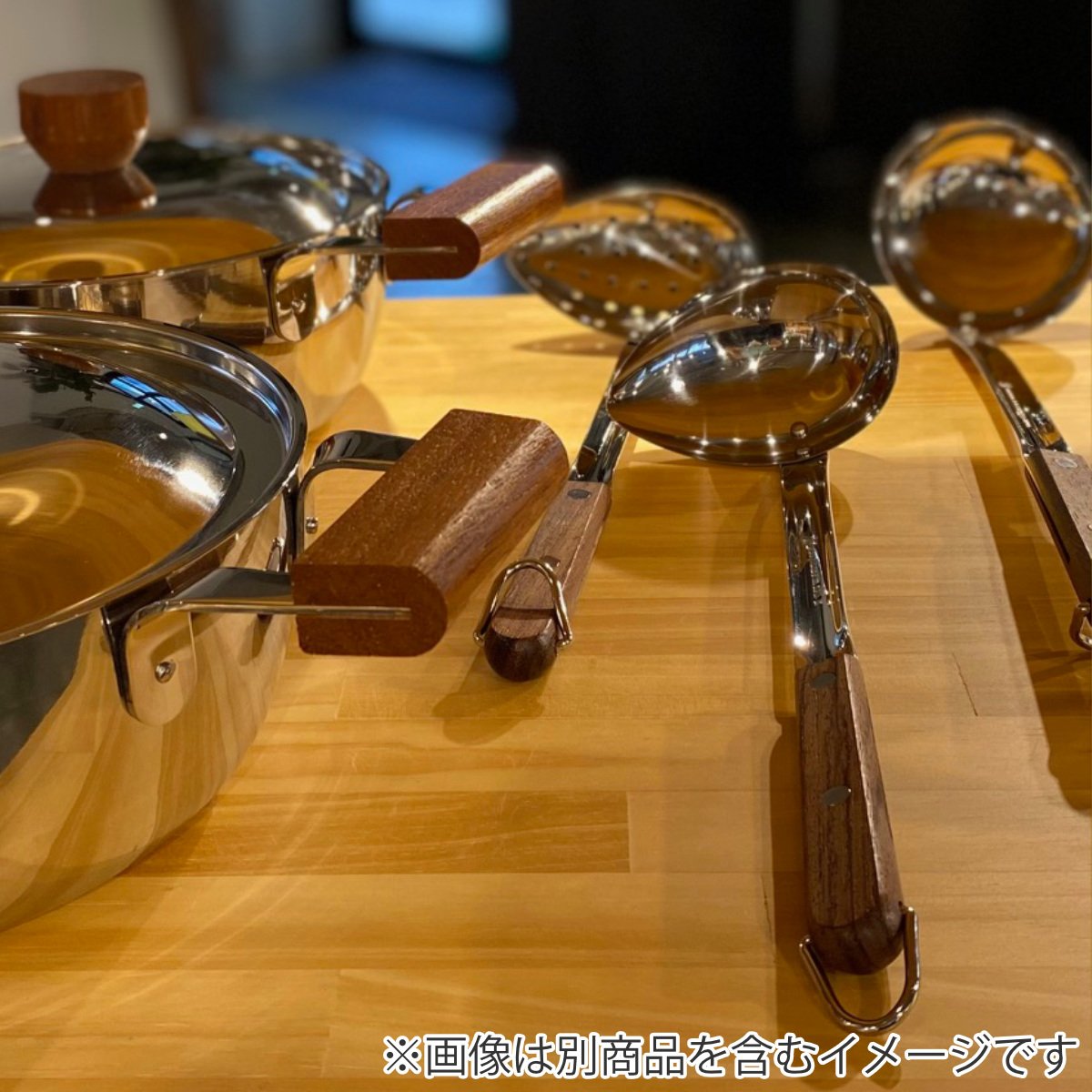 玉虎堂製作所 お玉 深型 kinoe 70cc ステンレス製 日本製 （ 燕三条