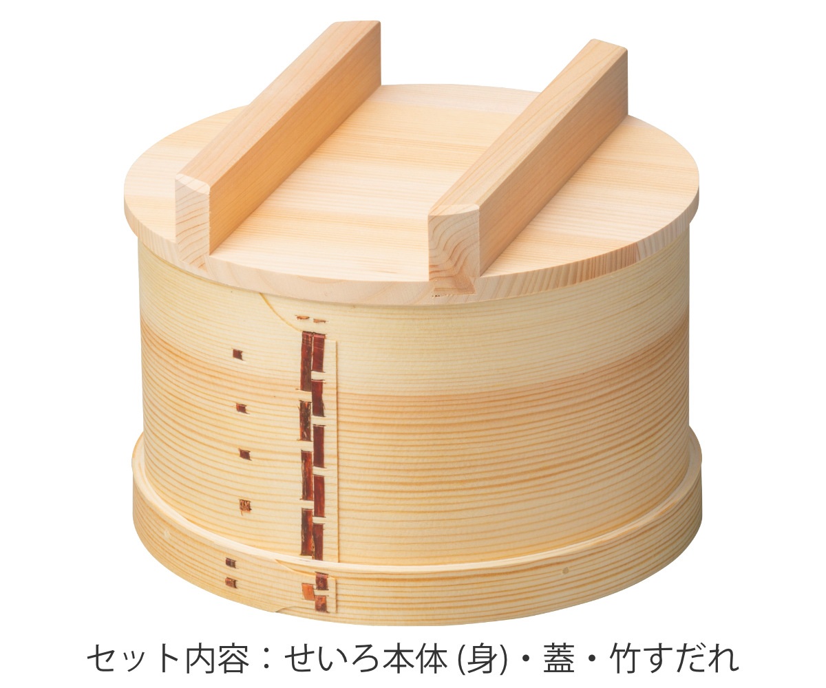 菓子屋用中古品　角蒸し蒸篭（せいろ）　蒸篭3枚＋木蓋　おまけで竹すだれ3枚 菓子屋用中古品 角蒸し蒸篭（せいろ） 蒸篭3枚＋木蓋 おまけで竹