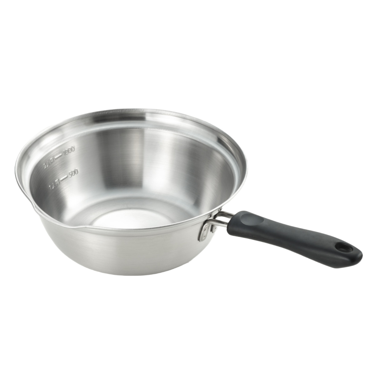 ヨシカワ 片手鍋 18cm IH対応 ラーメン鍋 日本製 （ ガス火対応 なべ