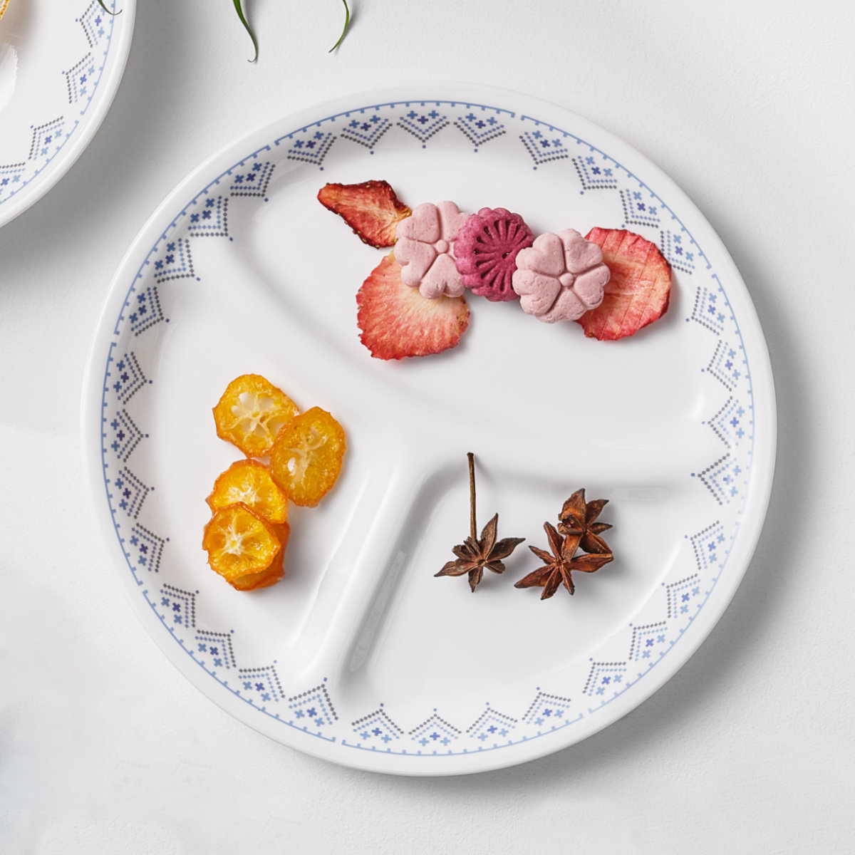 CORELLE プリティフルーツ 大皿5枚組　コレール プレート 皿 5枚セット CORELLE（コレール） ランチプレート 21.5cm CORELLE 強化ガラス 同柄5