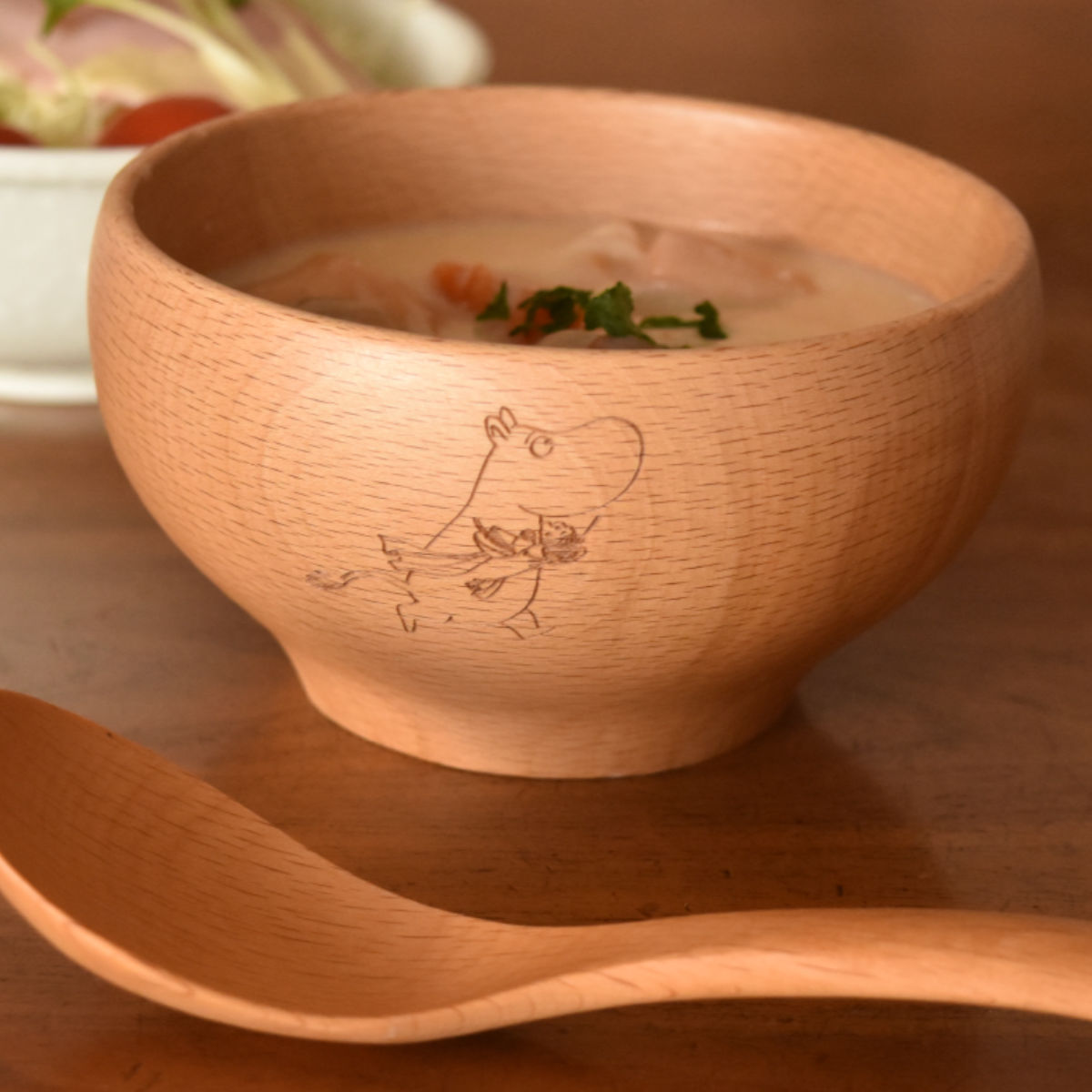 ボウル 12cm L ムーミン 木製 （ サラダボウル シリアルボウル スープ