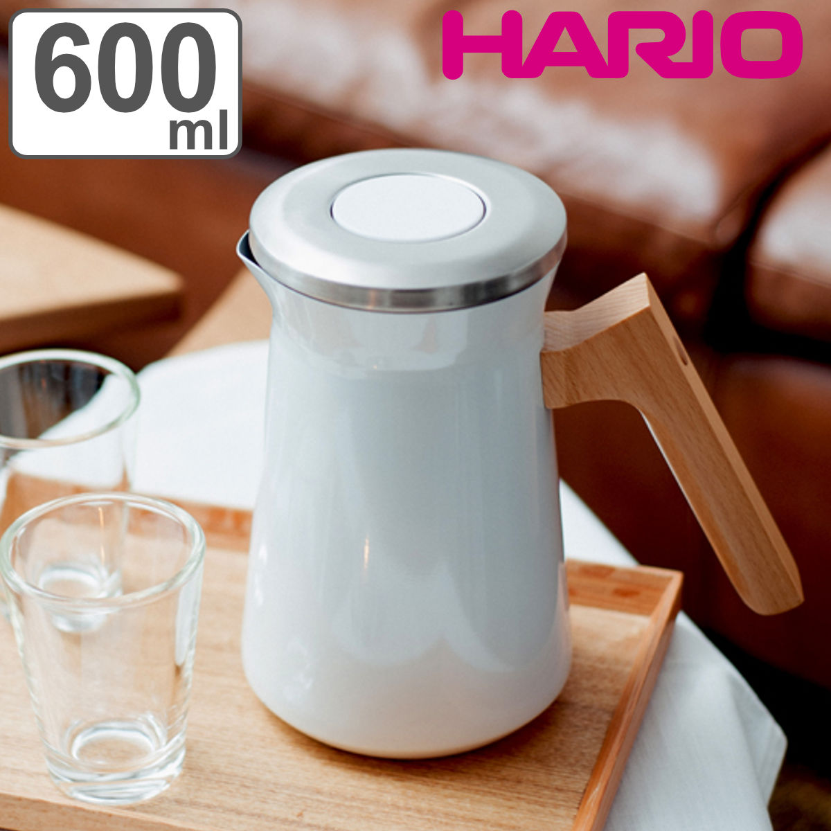 ハリオ ポット 600ml Stainless Thermal Pot ステンレス （ HARIO 卓上