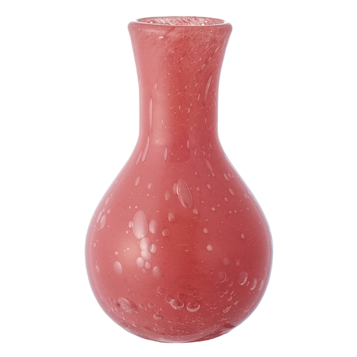 花瓶 DGガラスアクビー ガラス 直径10×高さ16.5cm （ フラワーベース