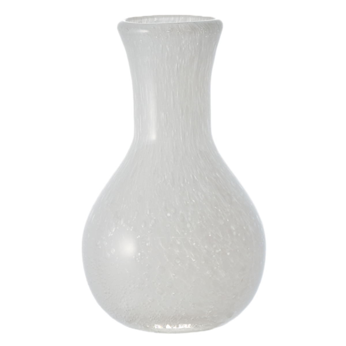 花瓶 DGガラスアクビー ガラス 直径10×高さ16.5cm （ フラワーベース