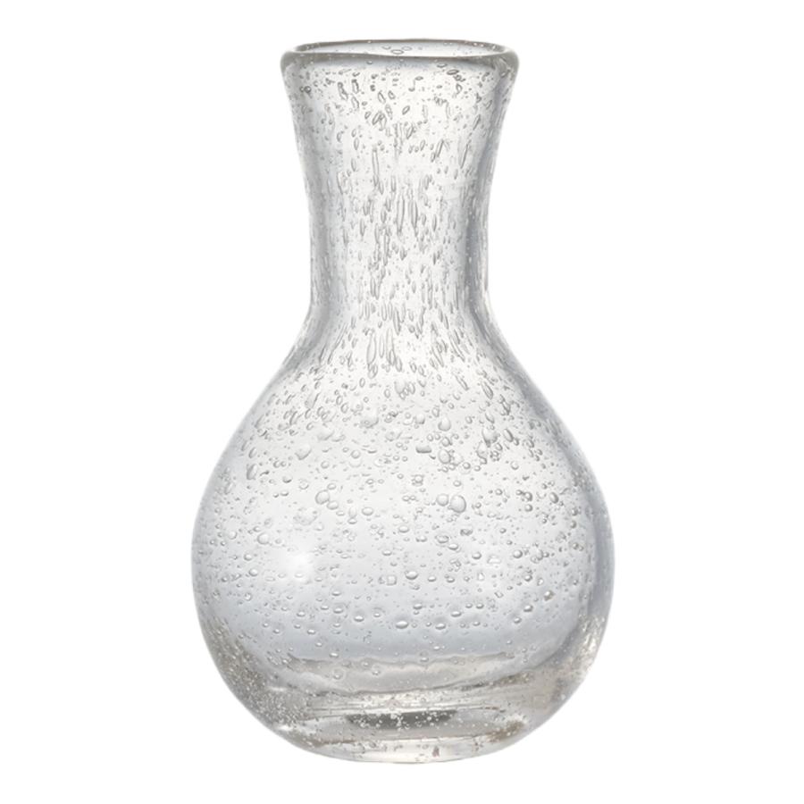 花瓶 DGガラスアクビー ガラス 直径10×高さ16.5cm （ フラワーベース 花びん 花器 ベース 一輪挿し 花 飾る 手作り 丸 ）｜livingut｜02