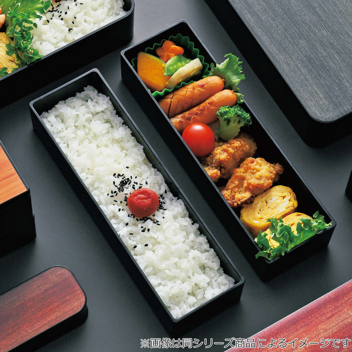 HAKOYA お弁当箱 スリム一段ランチ 1段 550ml （ 弁当箱 ランチ