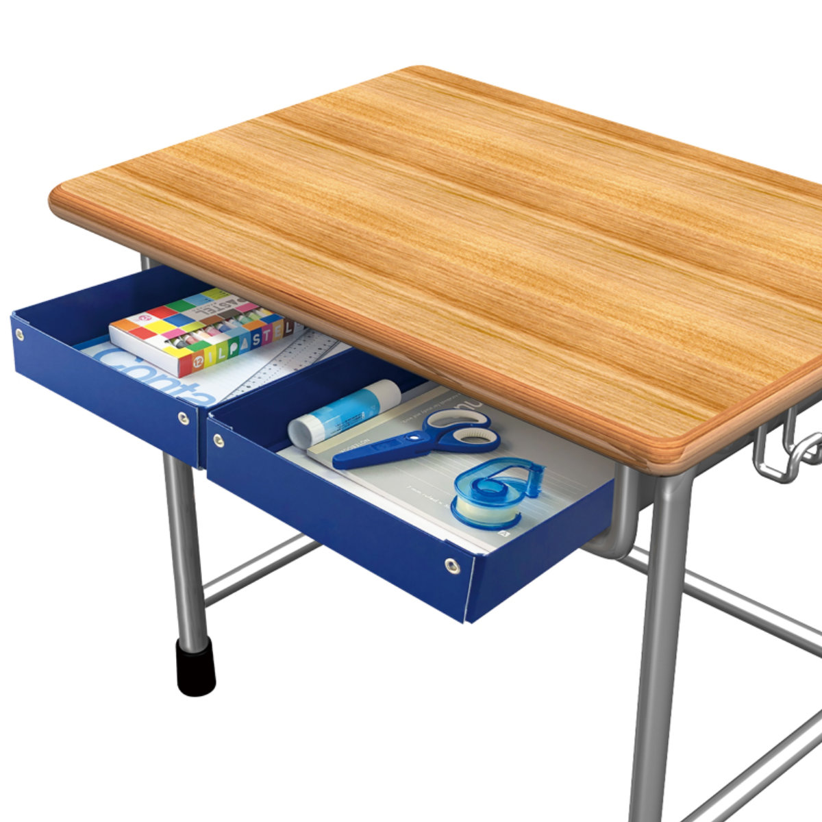 お道具箱 紙製おどうぐばこ a4 小学校 紙製 ( おどうぐばこ おどうぐ箱 入学準備 文房具 日本製 ネイビー パープル ) 関連画像3