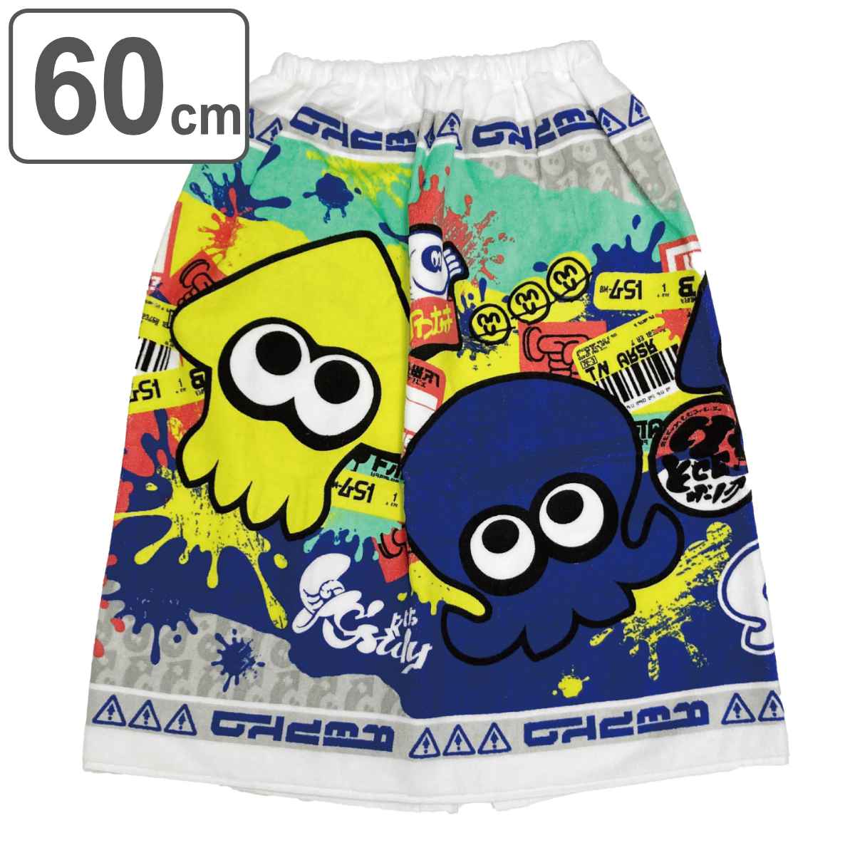 スプラトゥーン 巻きタオル 60×110cm スプラトゥーン3 （ タオル