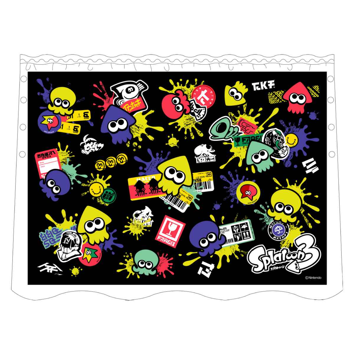 スプラトゥーン 巻きタオル 80×110cm スプラトゥーン3 （ タオル