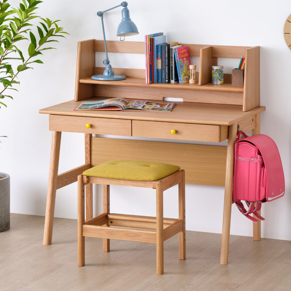 学習机と本棚のセット販売 ①学習机のみ 学習机と本棚のセット