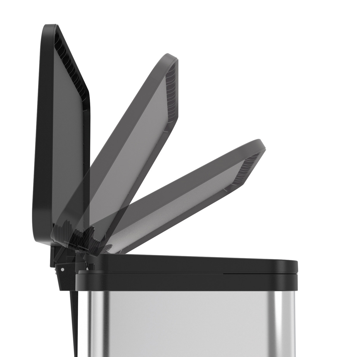 Hailo（ハイロ） ゴミ箱 9L×3 ペダルビン エコ トリオ 27 ステンレス