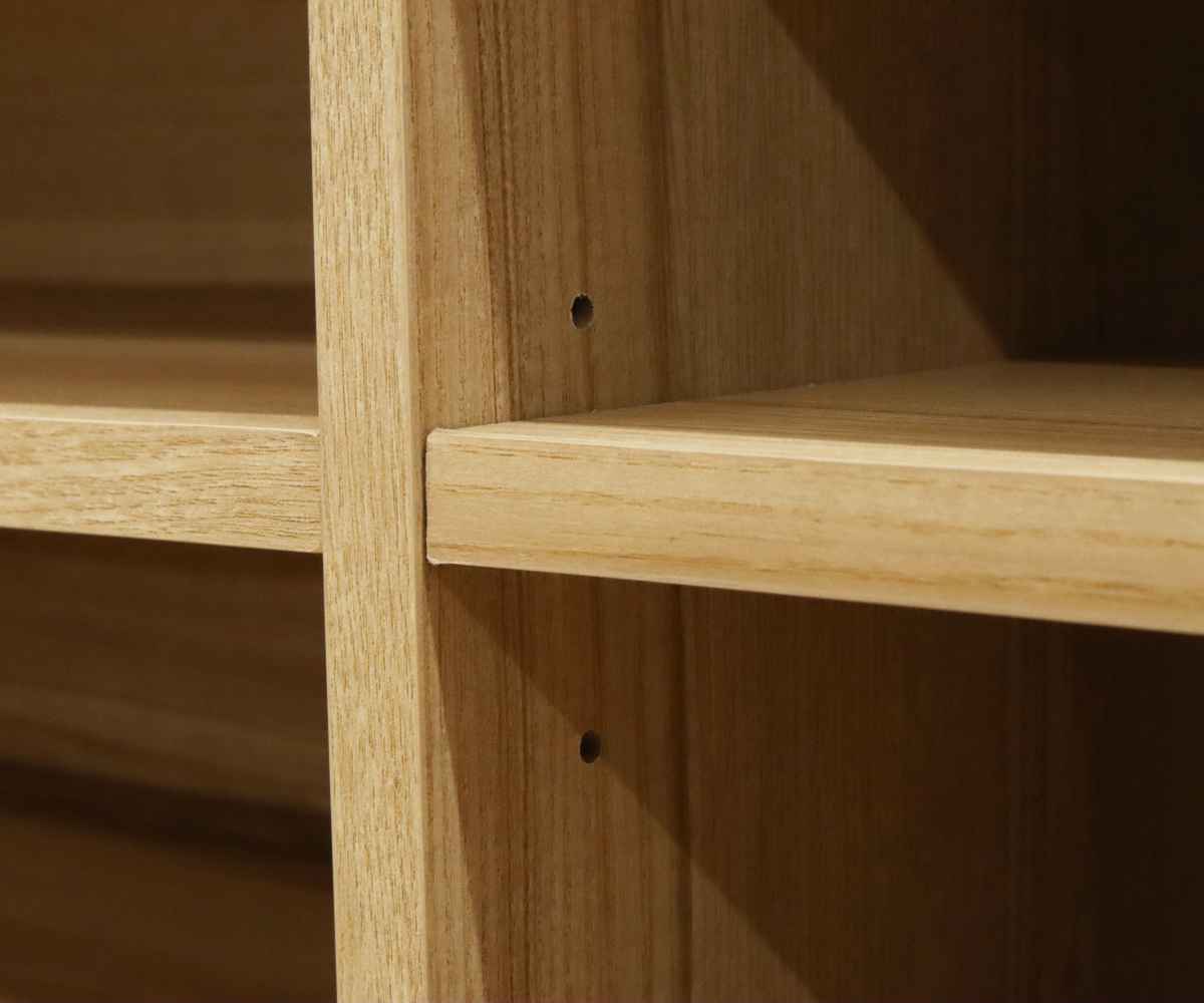 エイ・アイ・エス ベンチラック 2段2列 北欧風 座面収納 幅125cm