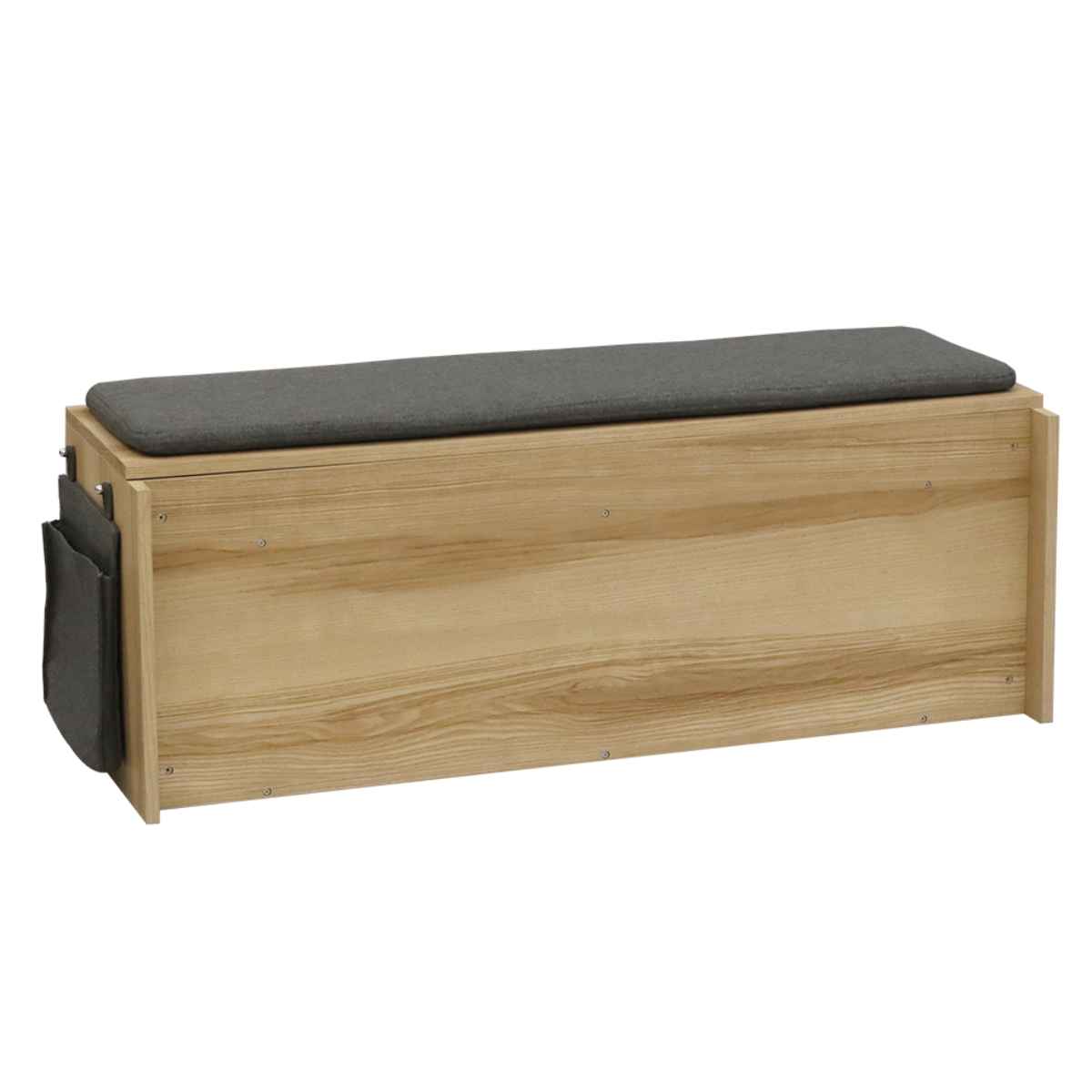 エイ・アイ・エス ベンチラック 2段2列 北欧風 座面収納 幅125cm