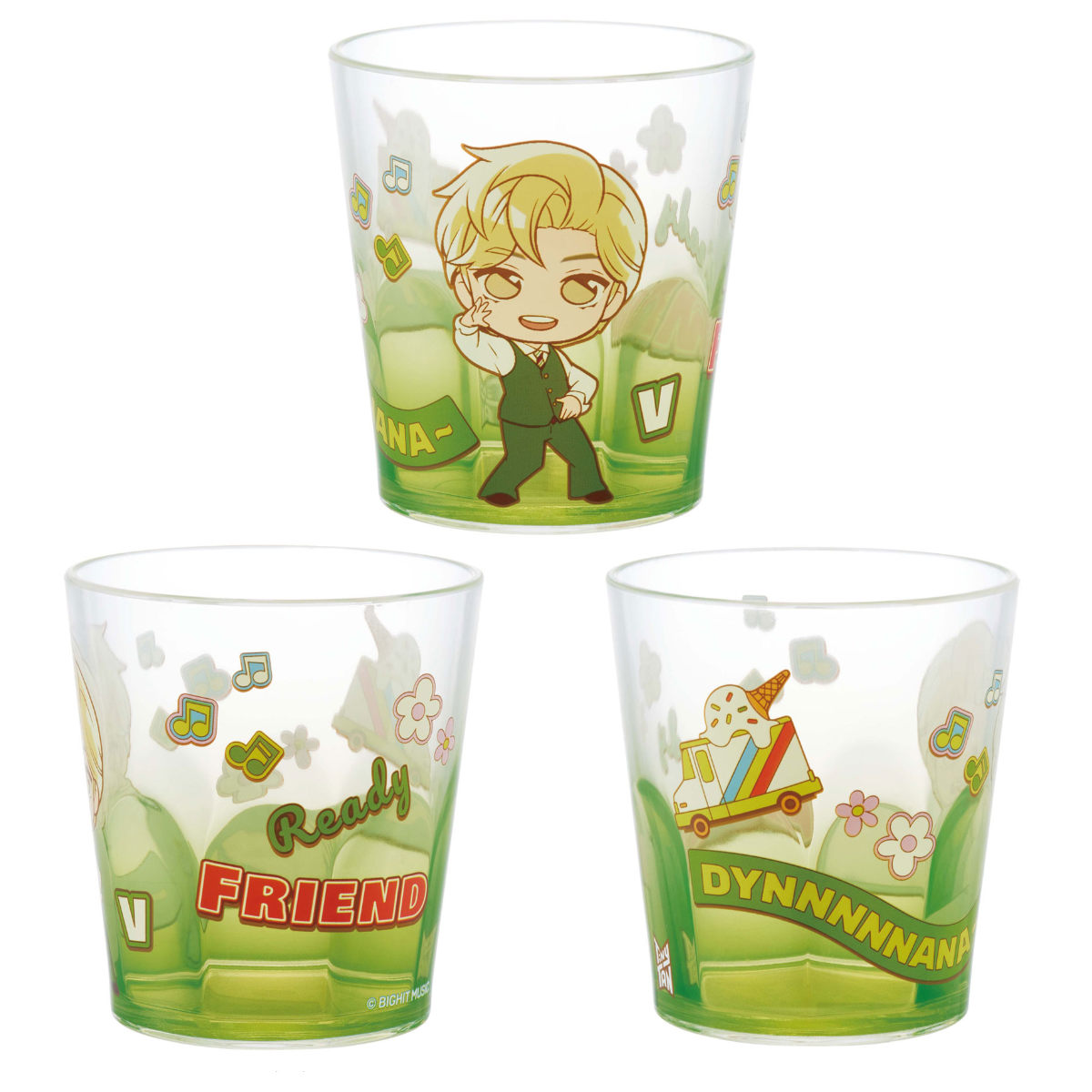 スケーター コップ アクリルコップ 280ml キャラクター （ TinyTAN