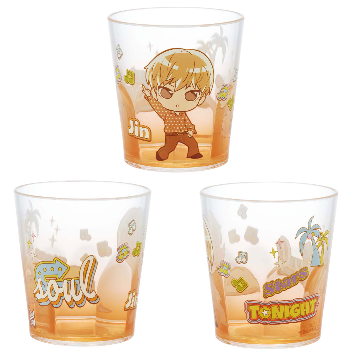 スケーター コップ アクリルコップ 280ml キャラクター （ TinyTAN