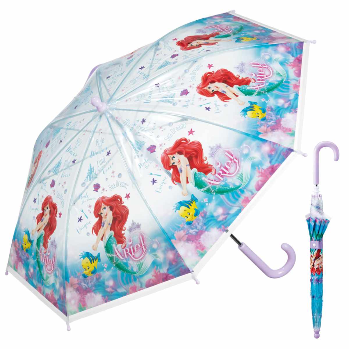 スケーター 傘 子ども用ビニール傘 45cm キャラクター （ ミッキー