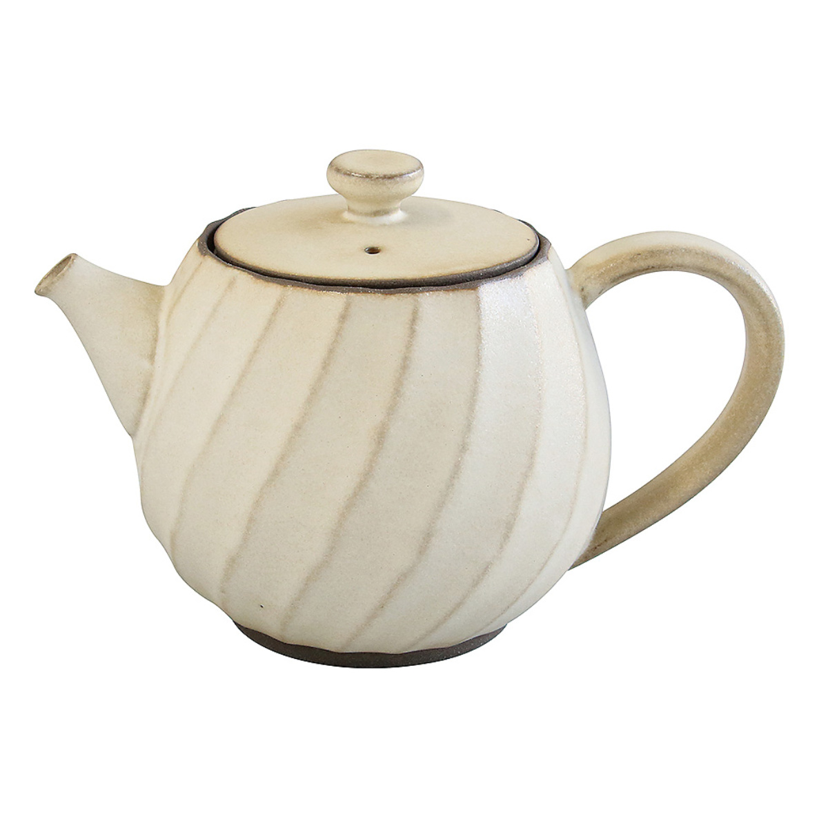 ティーポット 600ml 茶こし付き ねじり ...の詳細画像4