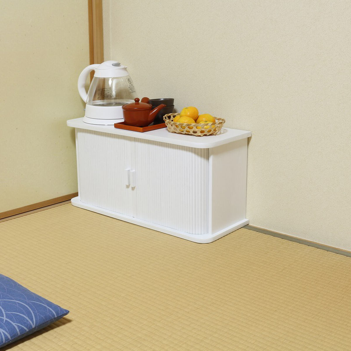 OSMAC カウンター上収納 ジャバラ扉式カウンター上収納庫 幅60cm