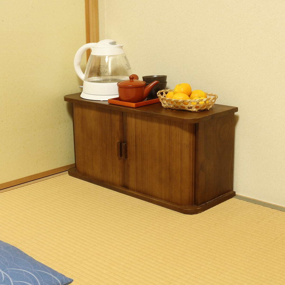 OSMAC カウンター上収納 ジャバラ扉式カウンター上収納庫 幅60cm