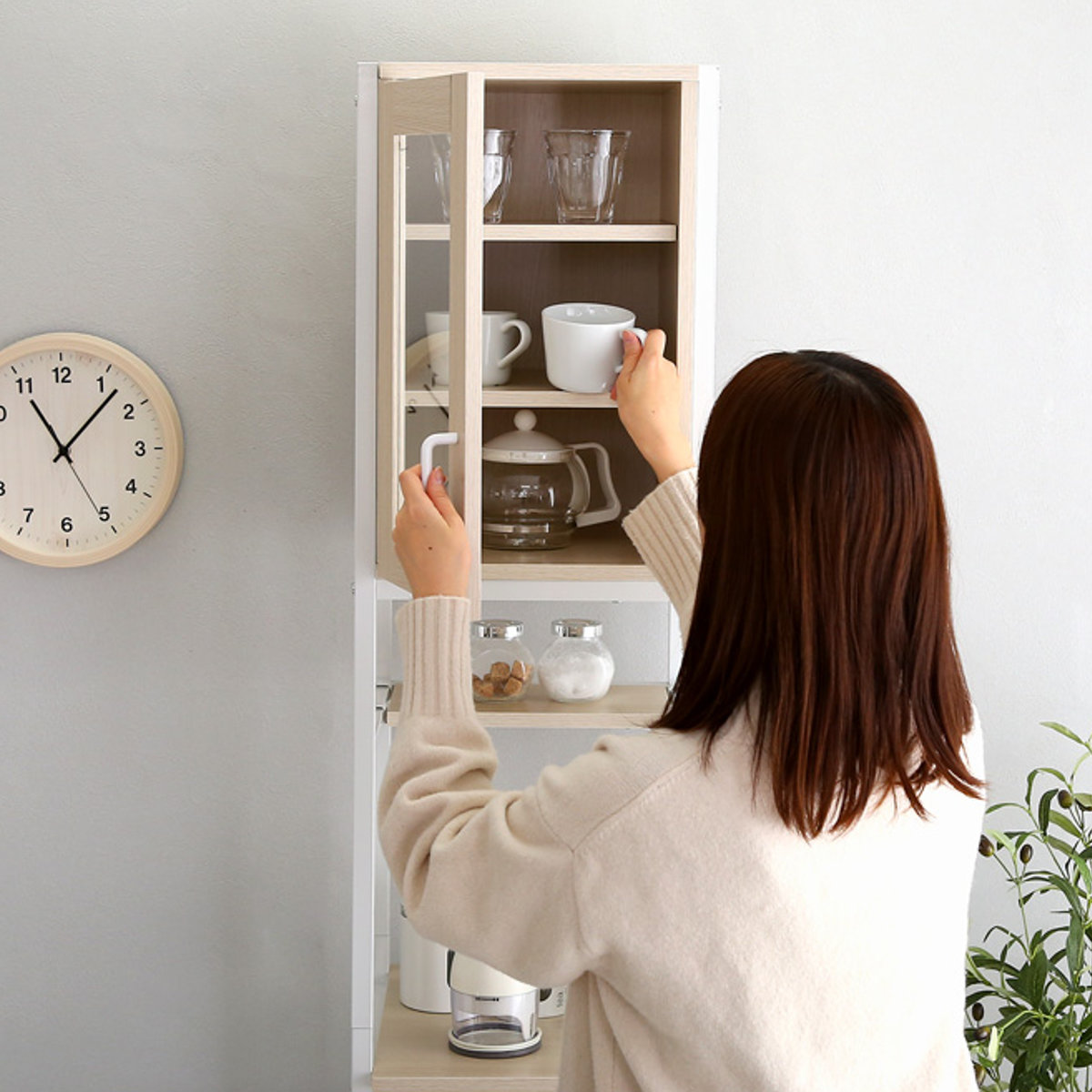 ホームテイスト（HOME taste） すき間収納 幅34.5cm ごみ箱上ラック