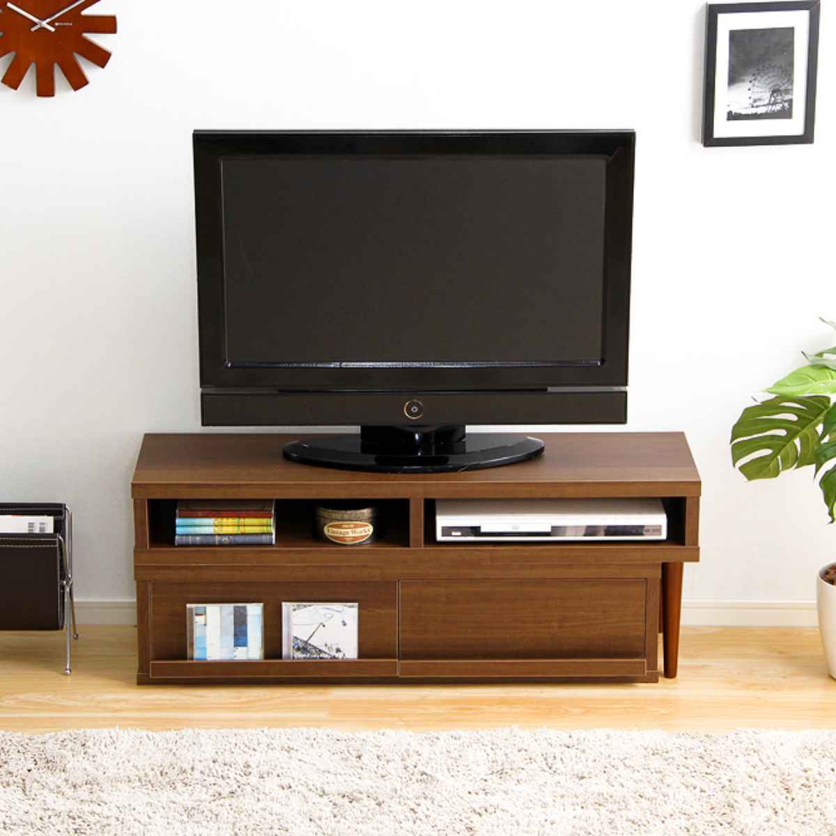 ホームテイスト（HOME taste） テレビ台 幅105-196cm 伸縮式 北欧風