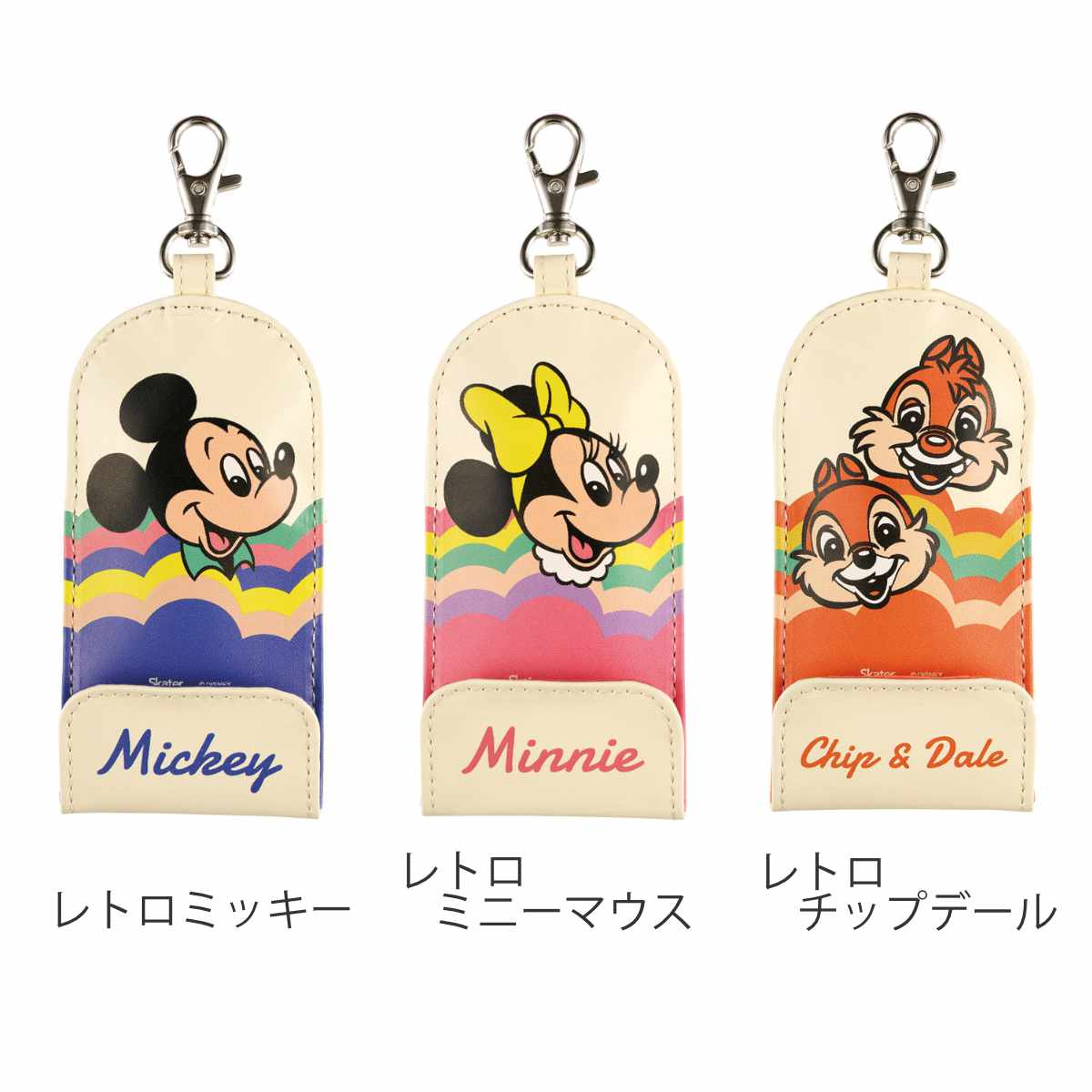 キーケース リール付きキーケース キャラクター...の詳細画像1