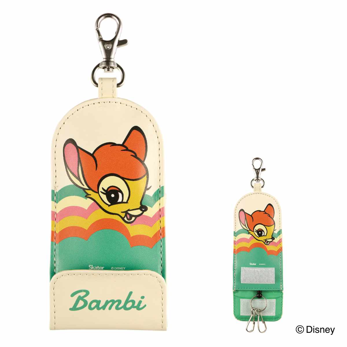 スケーター キーケース リール付きキーケース キャラクター （ キー