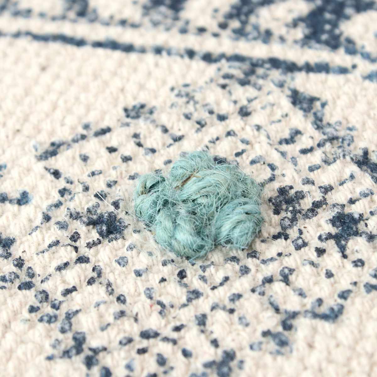 玄関マット 48×83cm 室内 ブロックプリント （ 玄関 マット 屋内 刺繍 